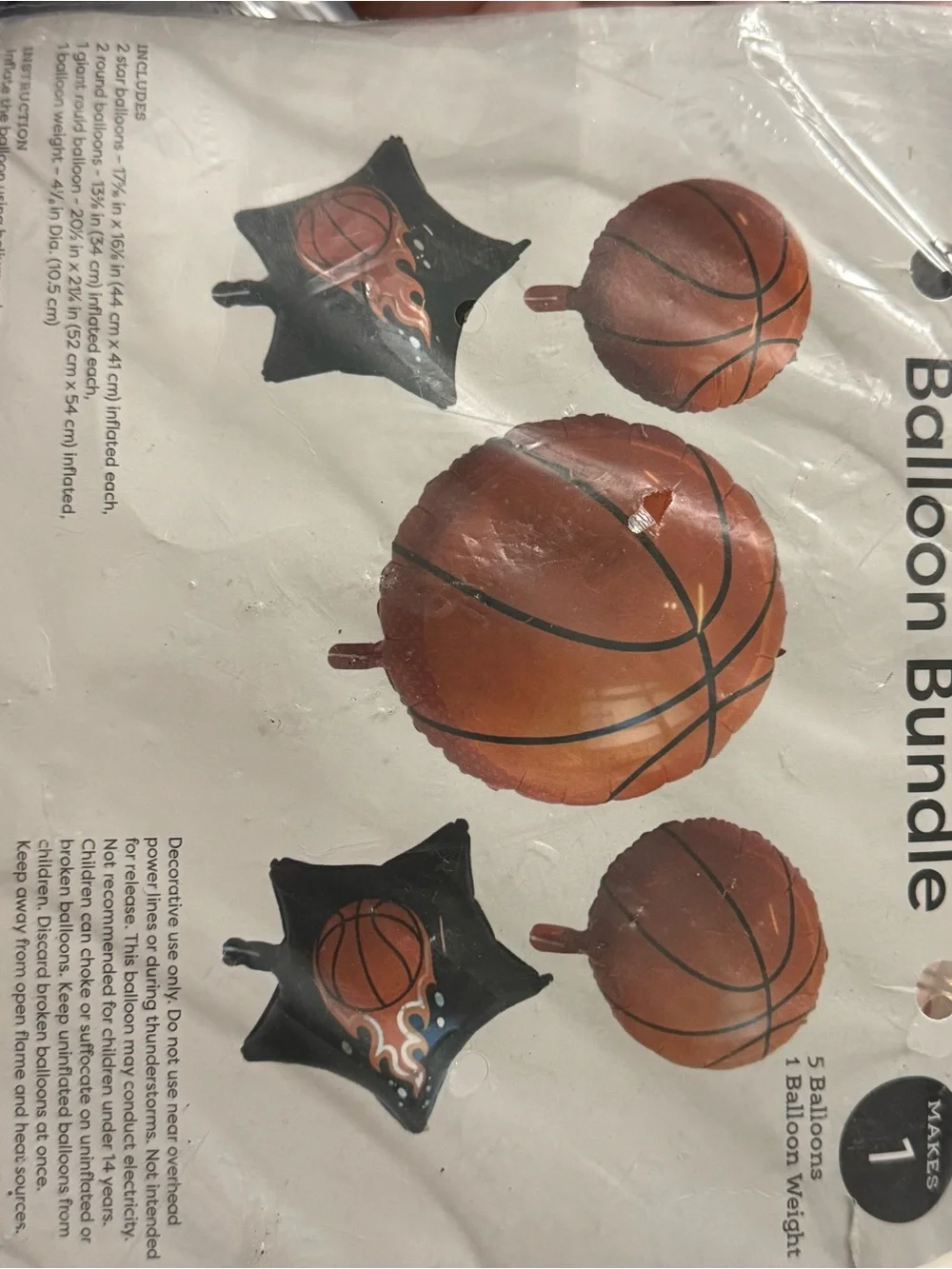 Basketball Balloon Party Pack